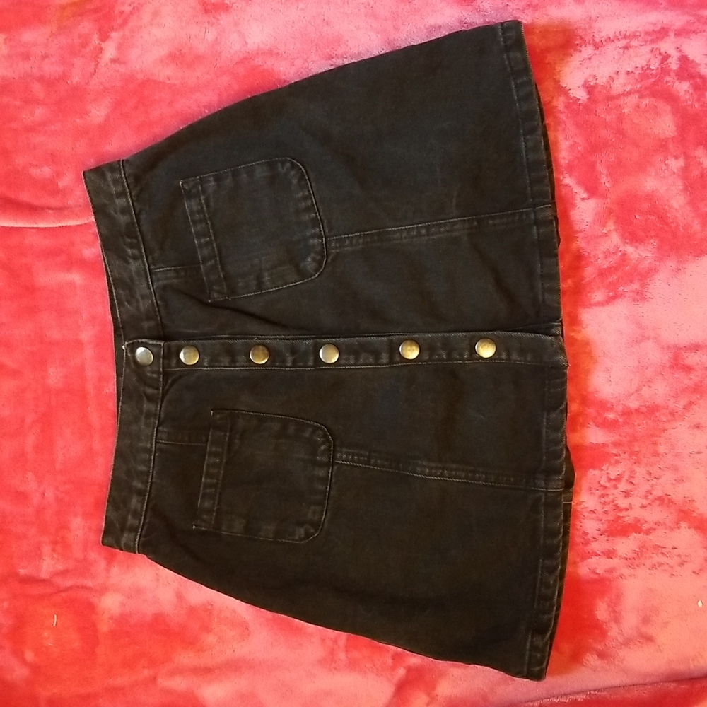 Urban Outfitters Black Jean Skirt